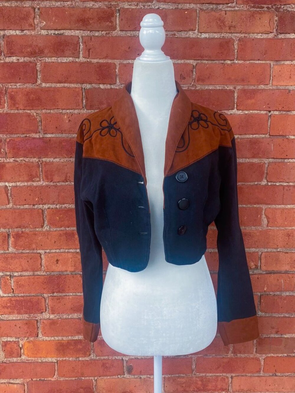 90s Western cropped jacket
